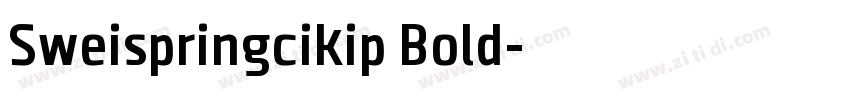 Sweispringcikip Bold字体转换